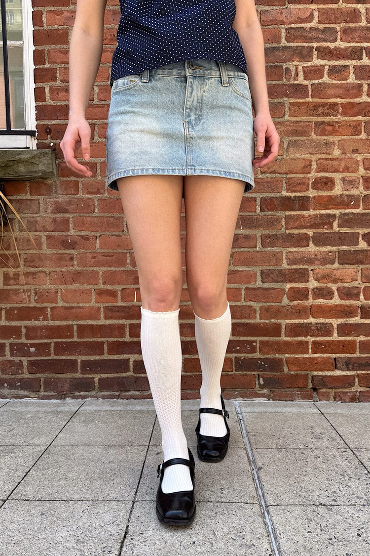 White Long Socks | White