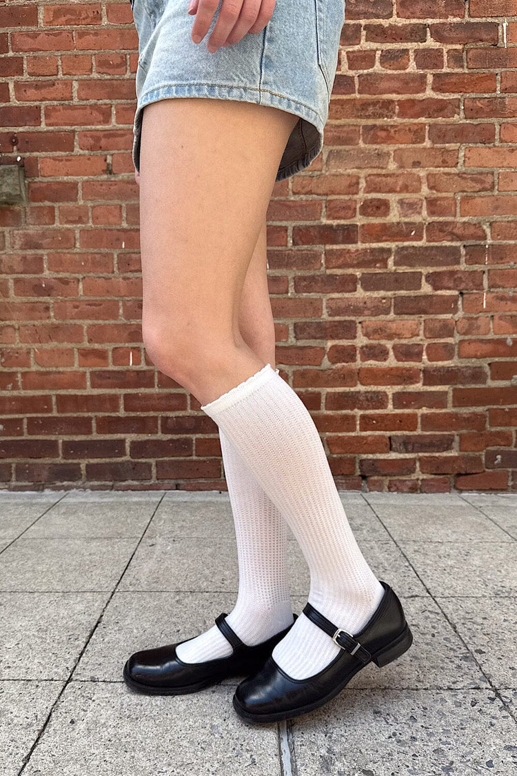 White Long Socks | White
