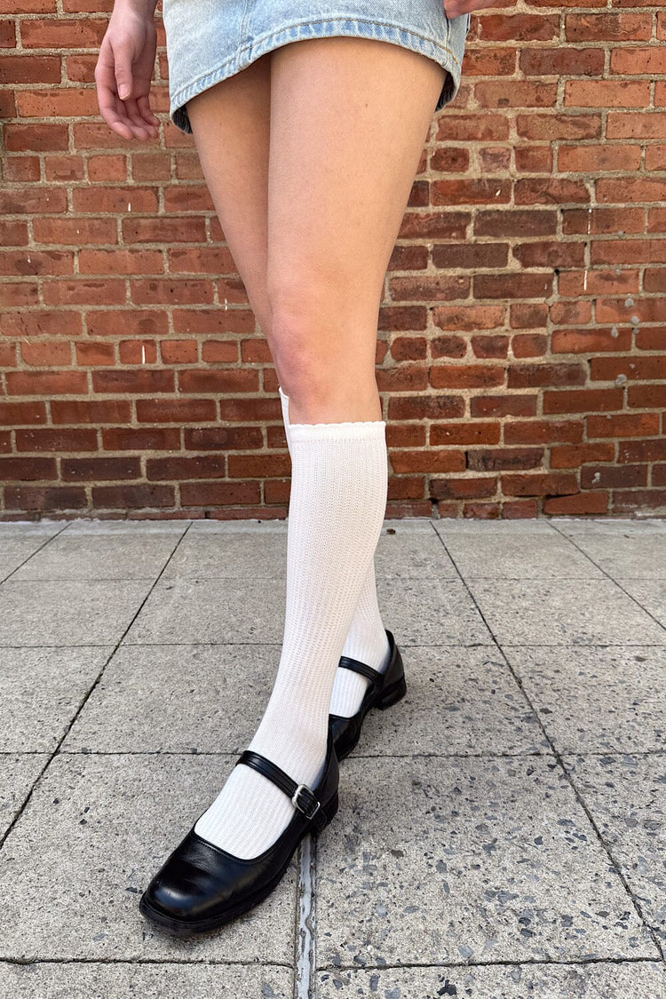 White Long Socks | White