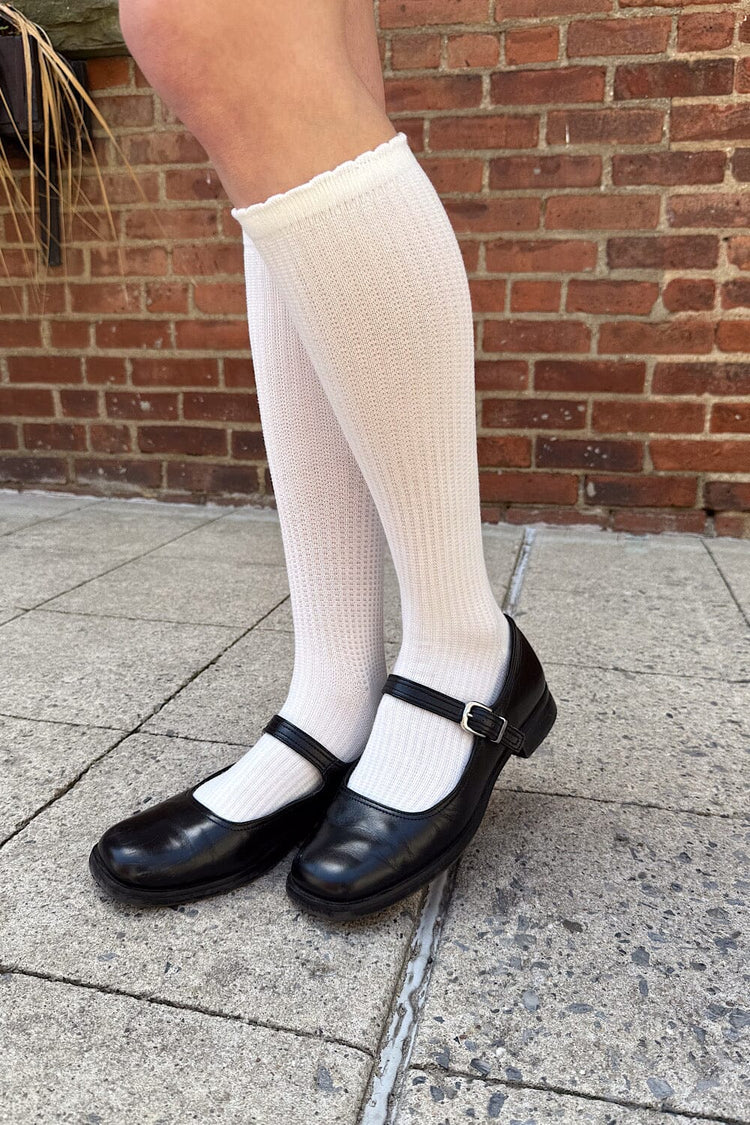 White Long Socks | White