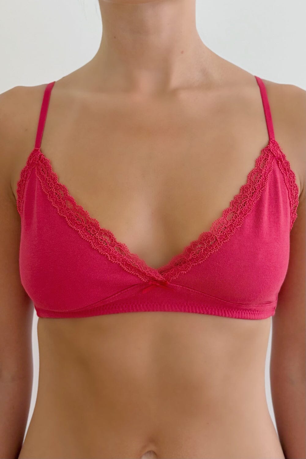 Lace Bra | Red / XS/S