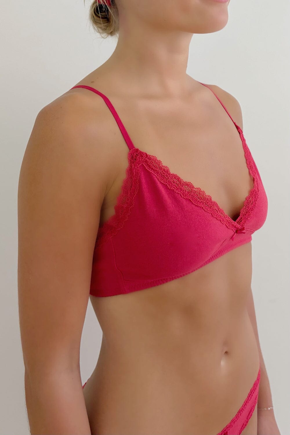 Lace Bra | Red / XS/S