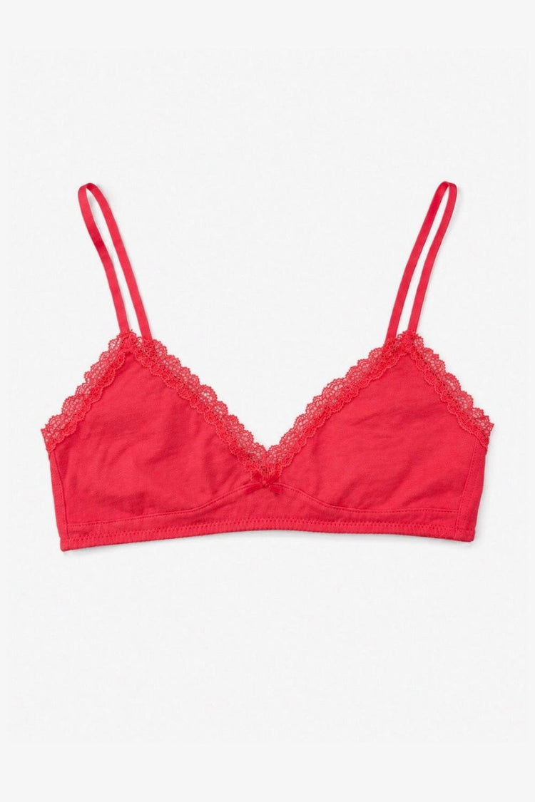 Lace Bra | Red / XS/S