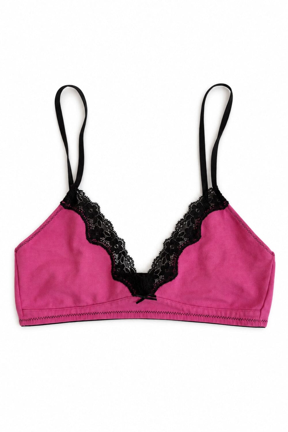 Lace Bra | Bright Pink / XS/S