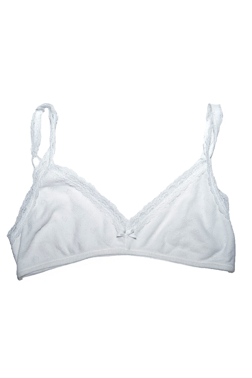 Lace Heart Eyelet Bra