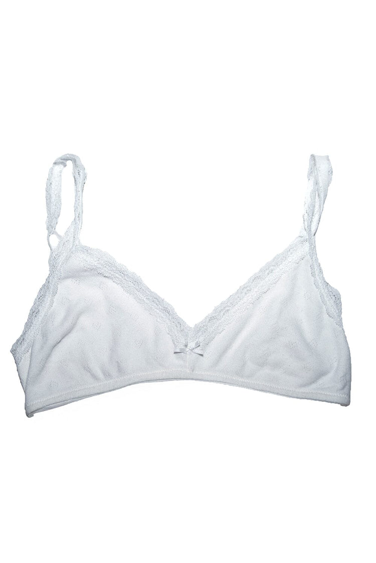 Lace Heart Eyelet Bra
