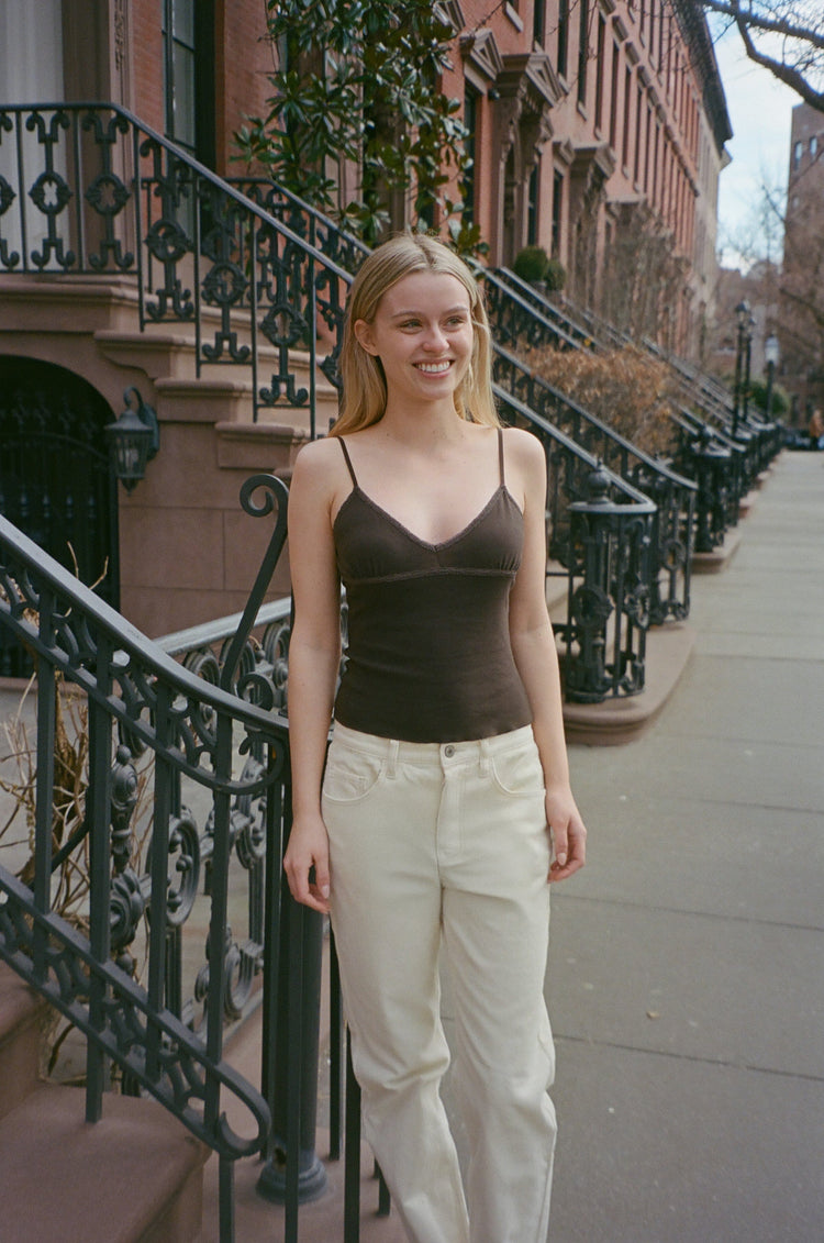 Serena Tank | Mocha / XS/S