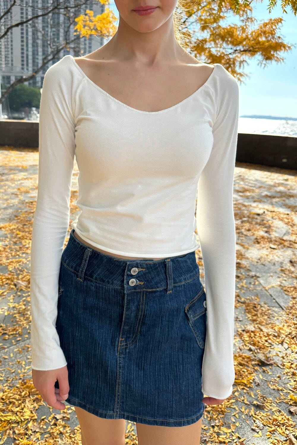 Brandy Melville Mayson Top White - $13 - From Brooklyn
