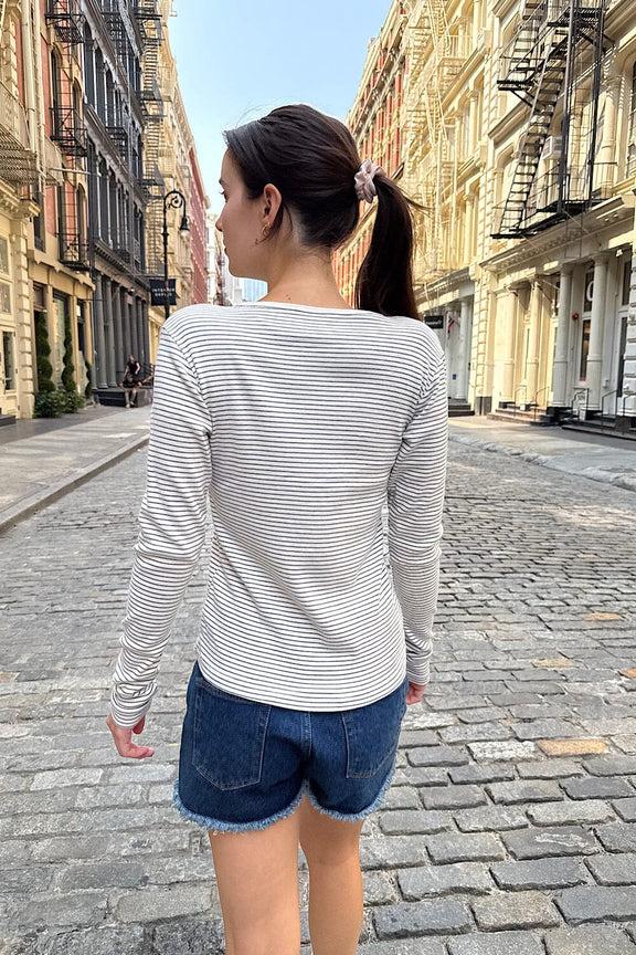 N-Maleah Top Danni Blush Stripe