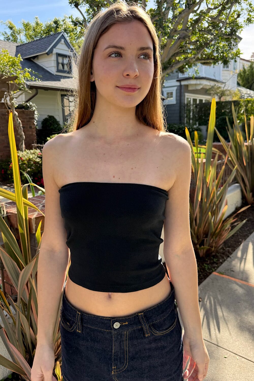 Amelia Crop Top | Black / XS/S