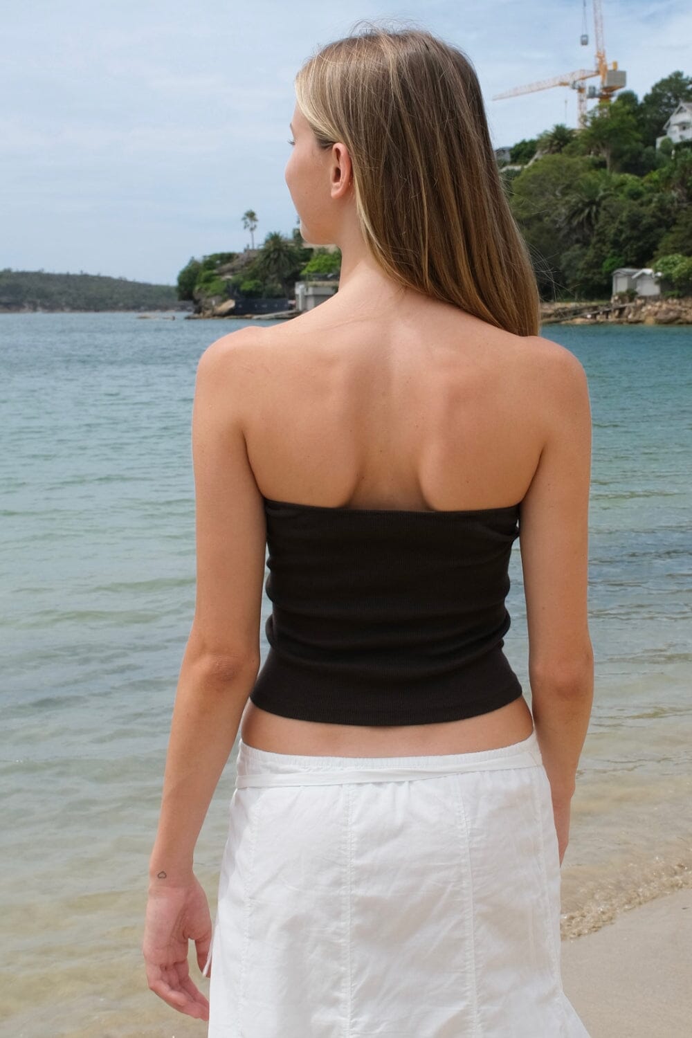 Amelia Crop Top | Mocha / XS/S