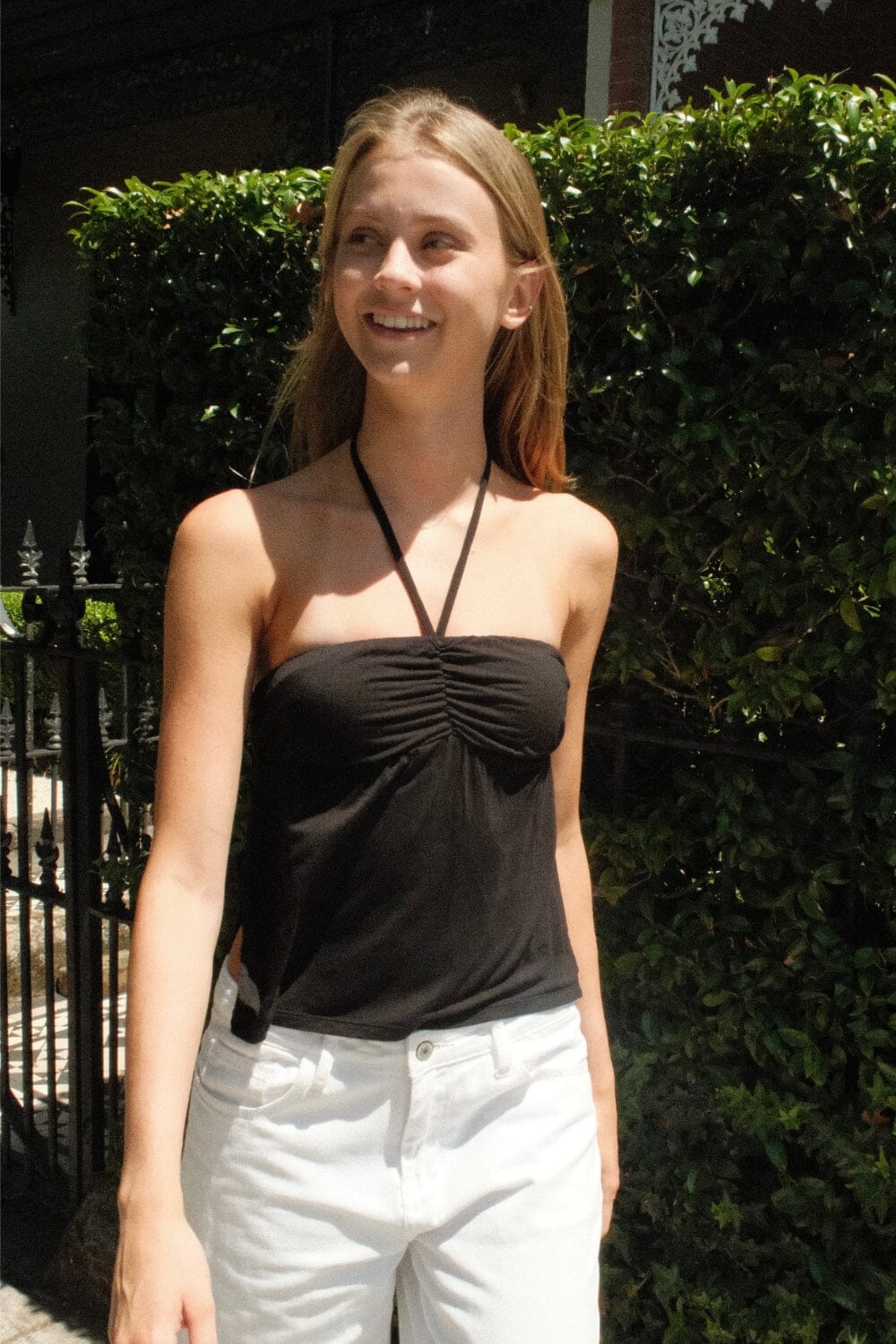 Amelia Crop Top | Black / XS/S