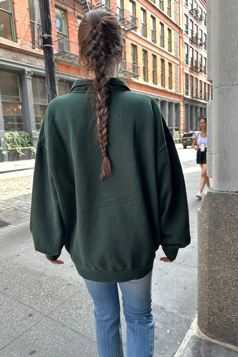 Brandy Melville Half-Zip Hooded Sweaters