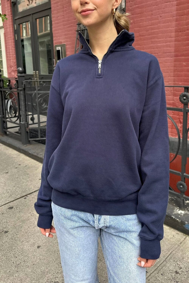 Brandy melville collared sweatshirt sale