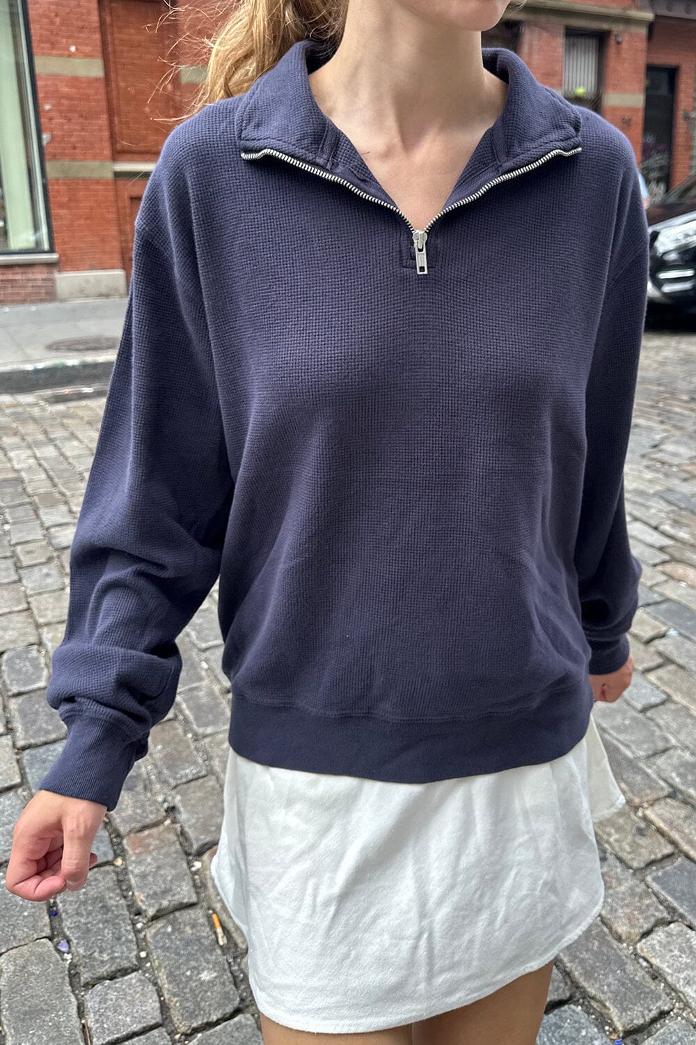 Brandy Melville Usa-Missy Thermal Pullover | Pacific City