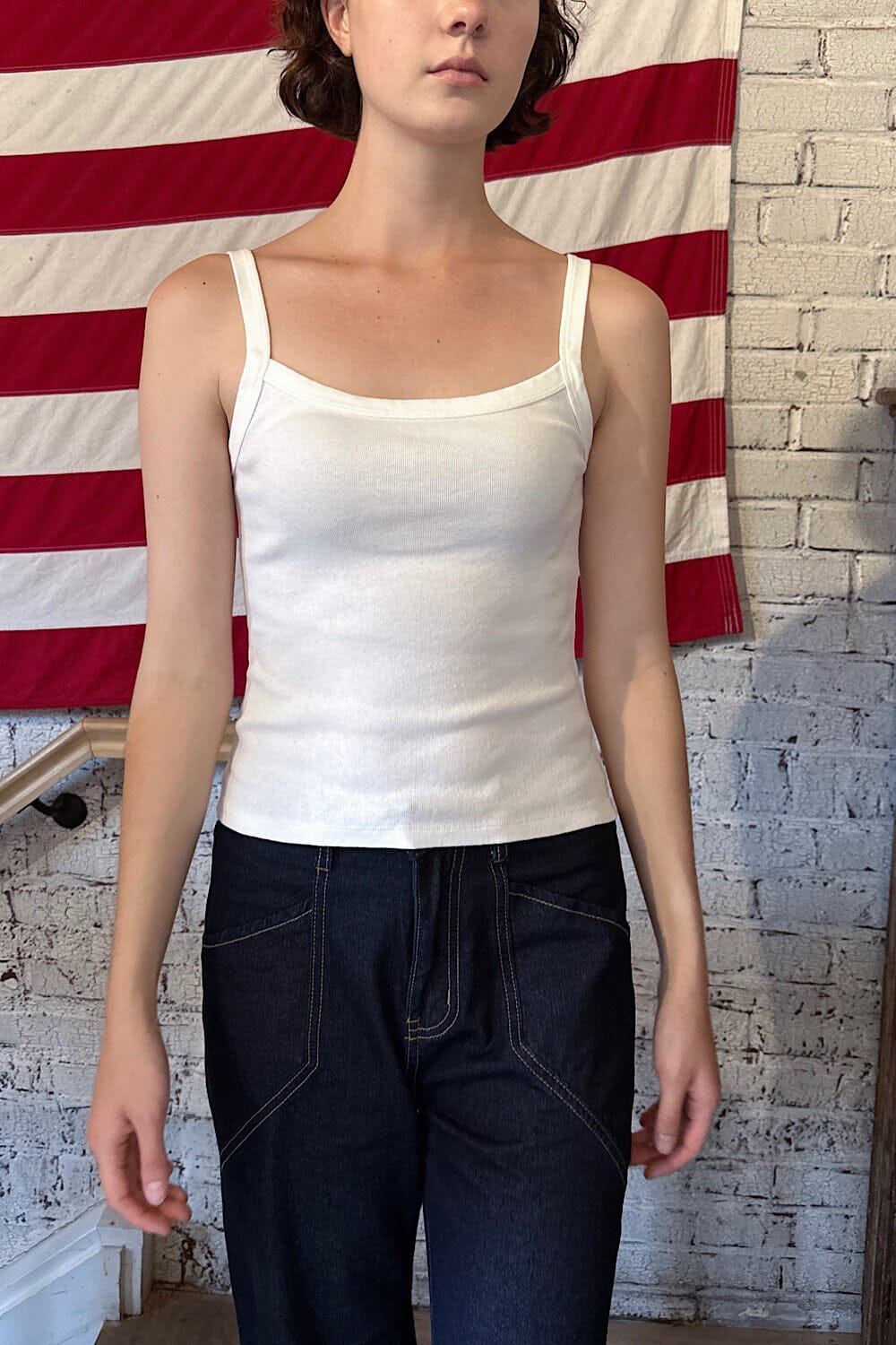 Belle Tank - White / XS/S