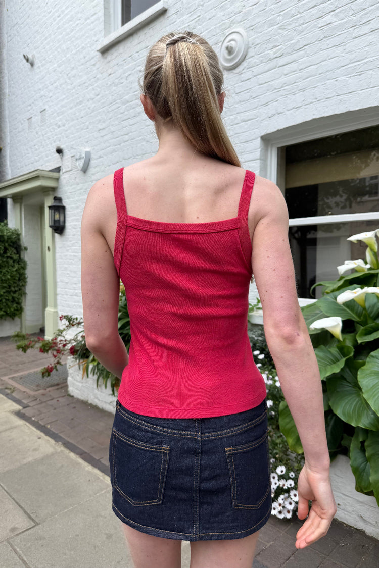Belle Tank | Red / XS/S