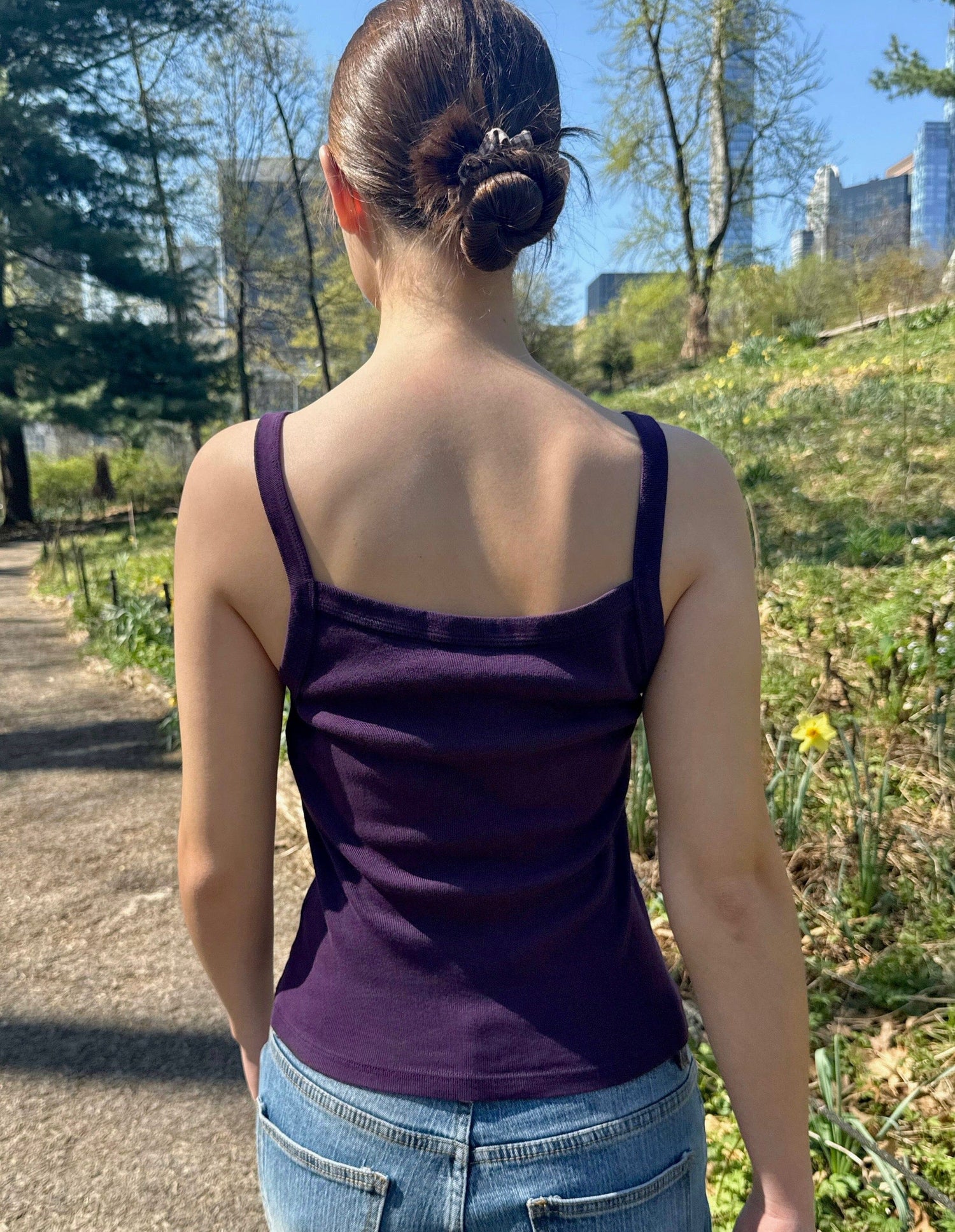 Belle Tank | Deep Purple / XS/S