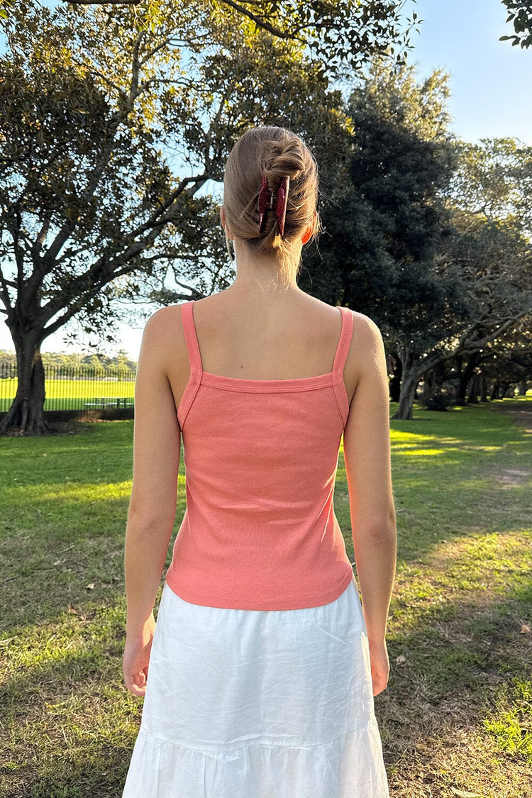 Belle Tank | Peach / XS/S