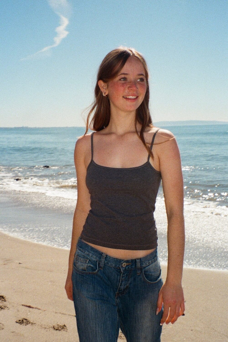 Skylar Tank Top | Dark Heather Grey / XS/S