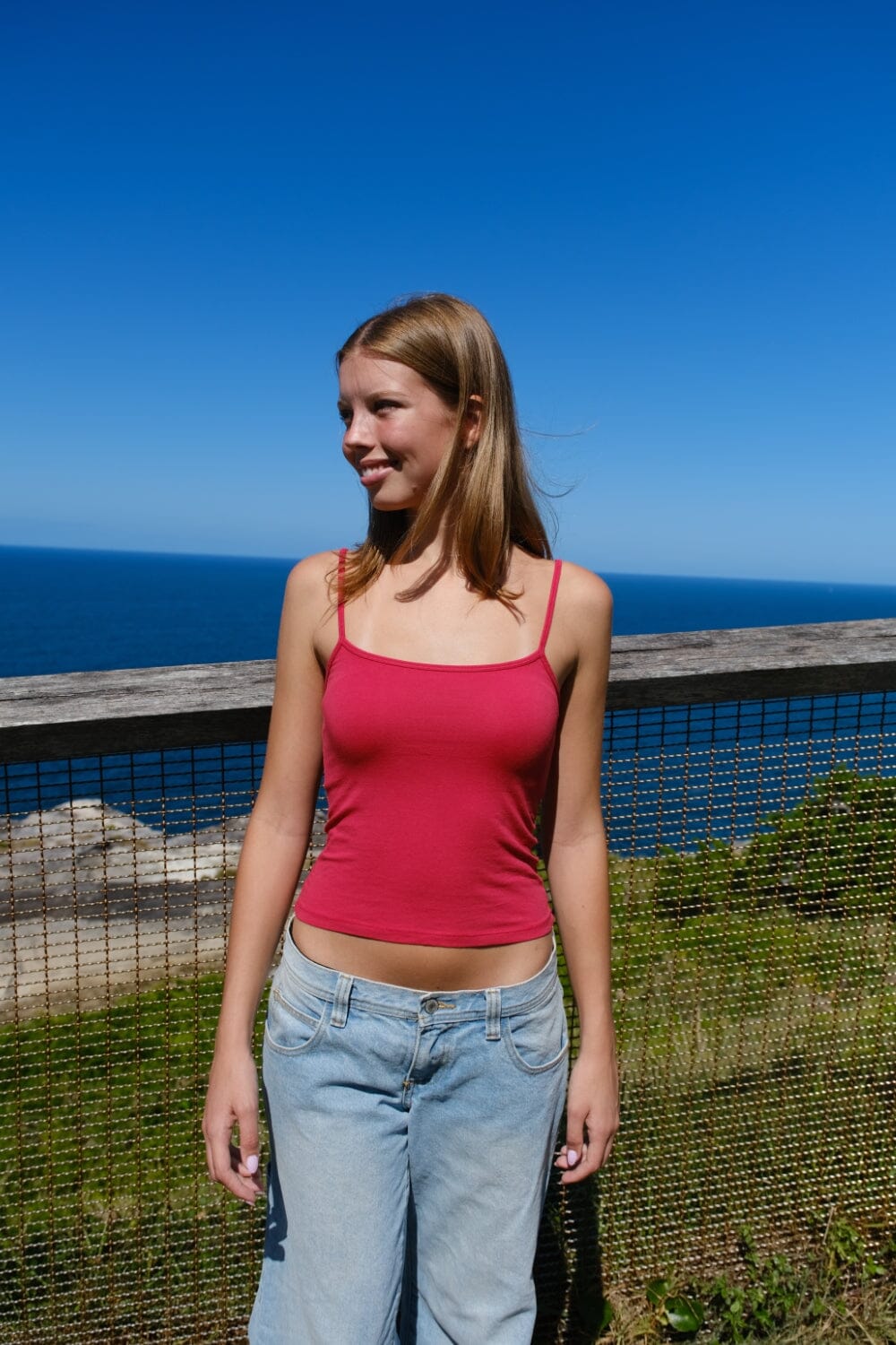 Skylar Tank Top | Viva Magenta / XS/S