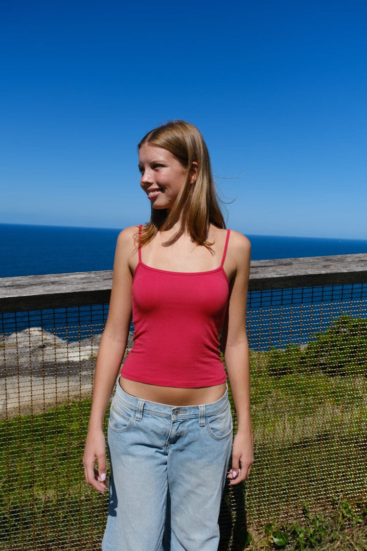Skylar Tank Top | Viva Magenta / XS/S