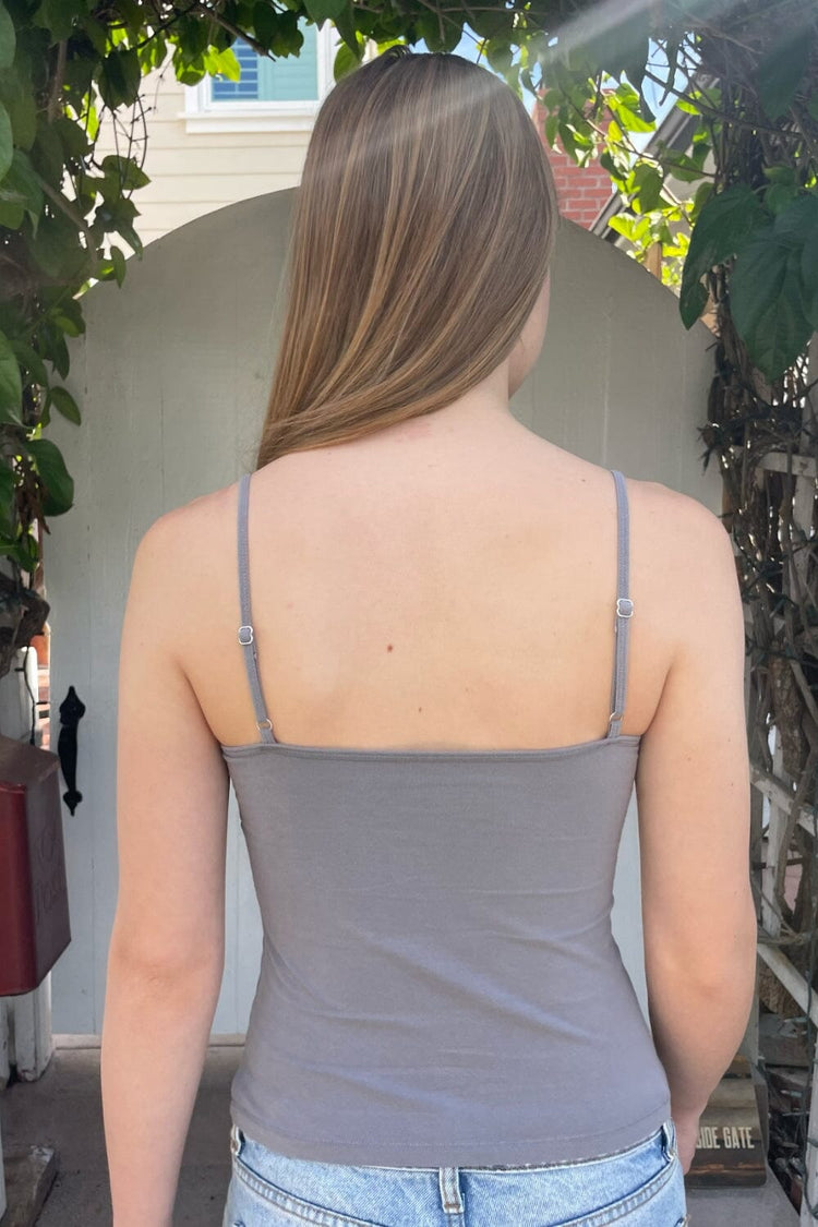 Skylar Tank Top | Light Charcoal Grey / XS/S