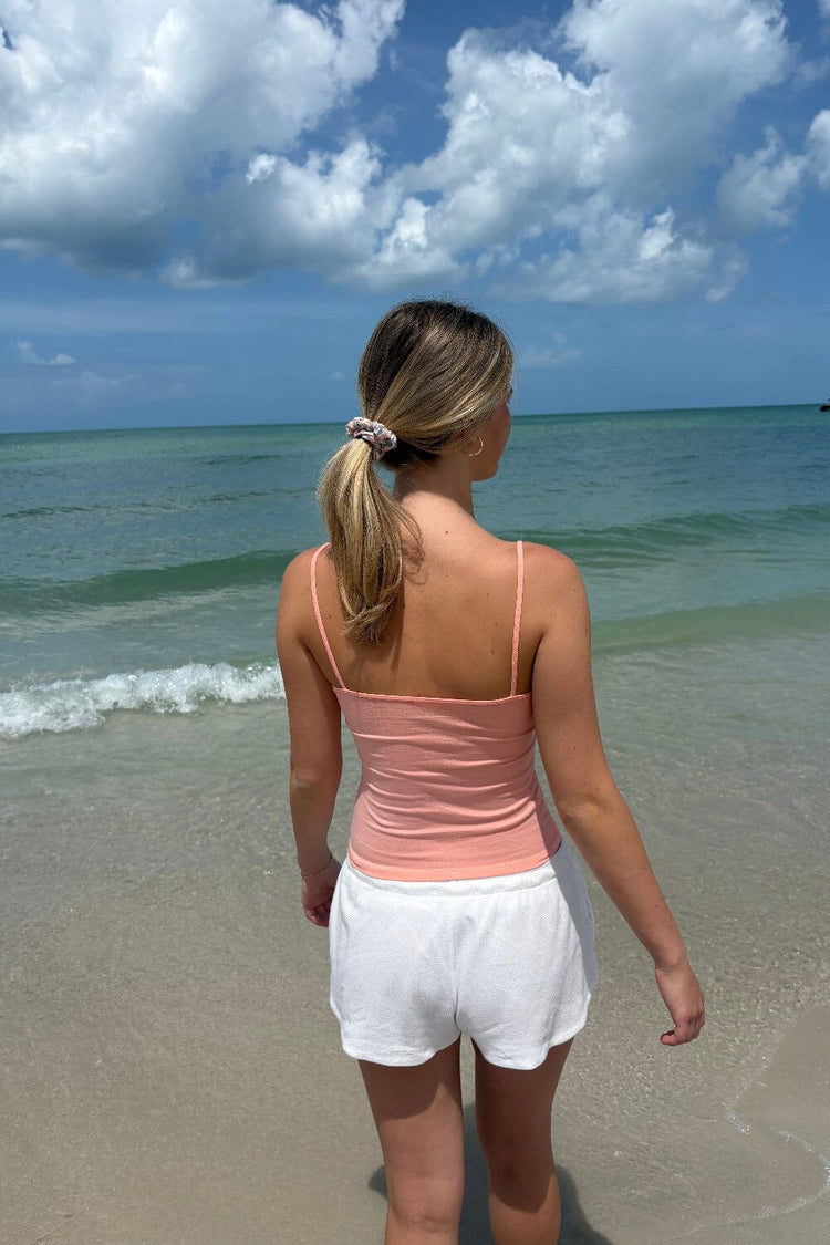Skylar Tank Top | Peach / XS/S