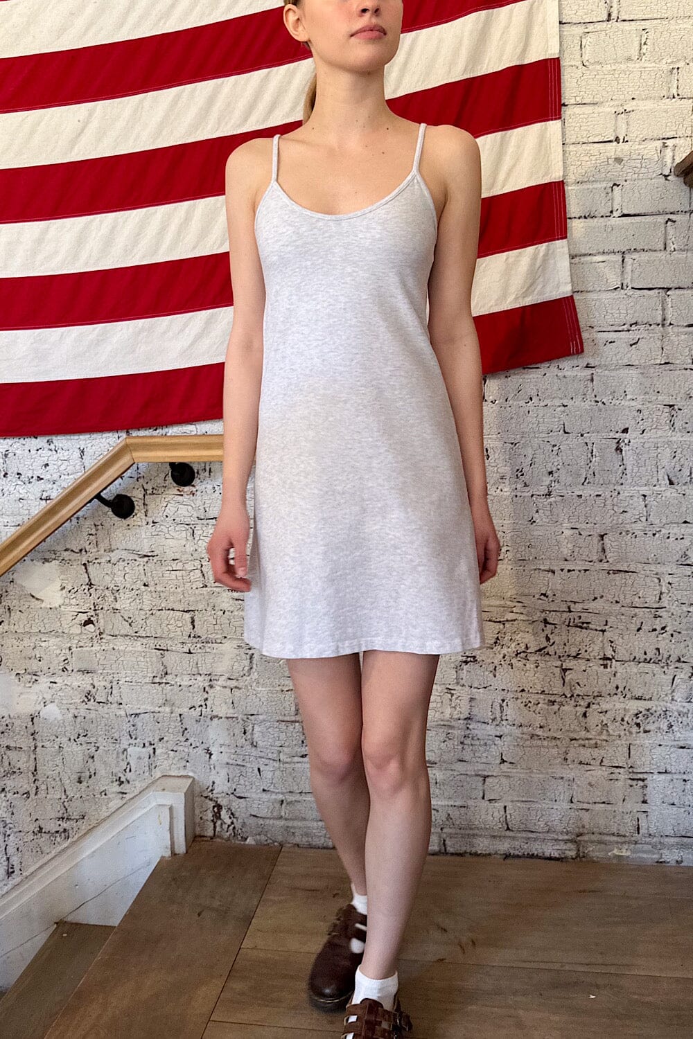 cream knit bodycon dress Ponte Knit Midi Tank Dress in Cream main image 1