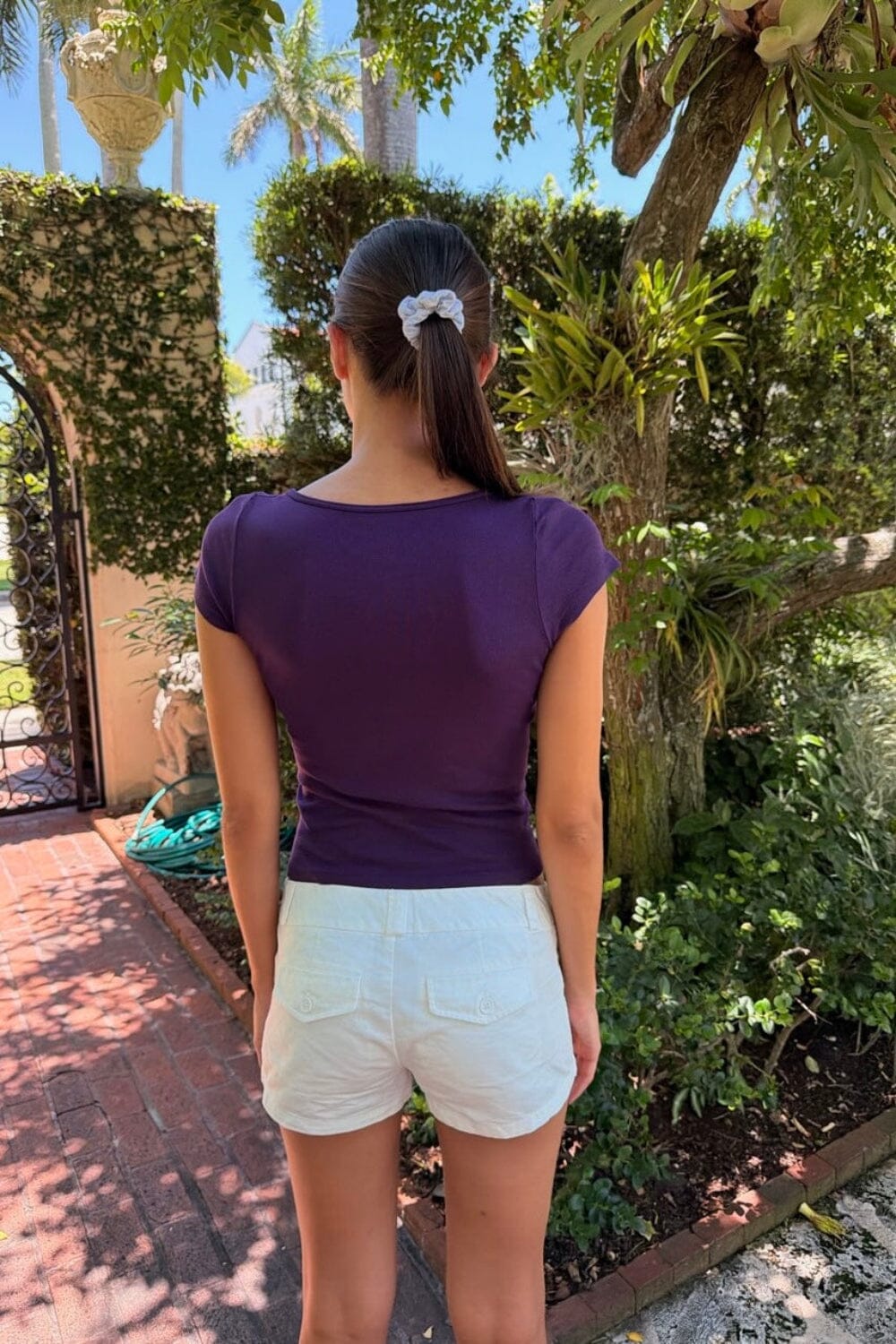 Zelly Basic Top | Deep Purple / XS/S