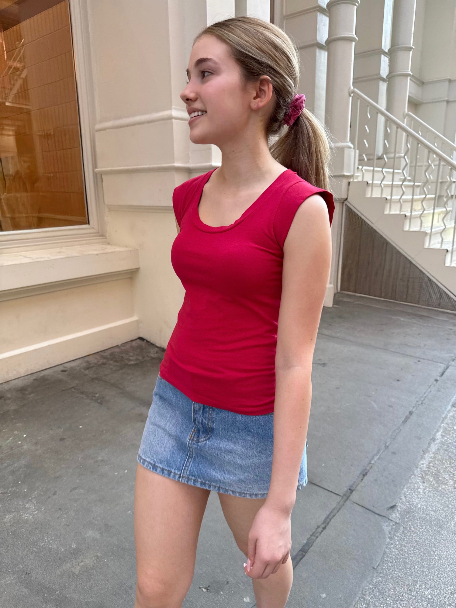 Corrine Top | Red / XS/S