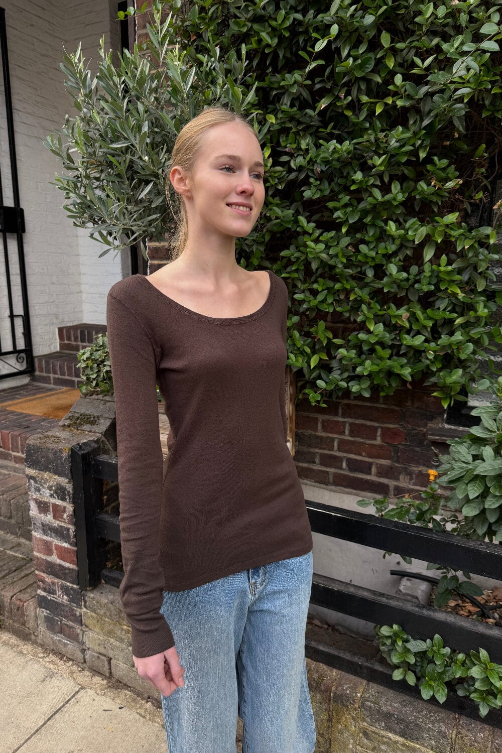 Sarah Top | Brown / XS/S