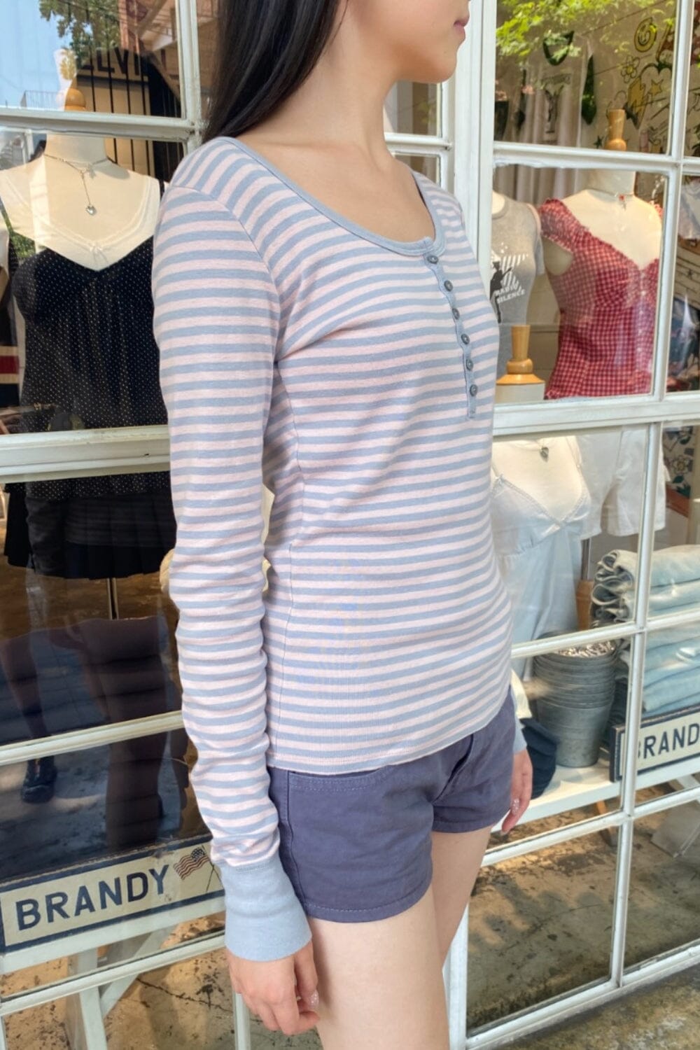 Lilac and Light Pink with Stripes / XS/S
