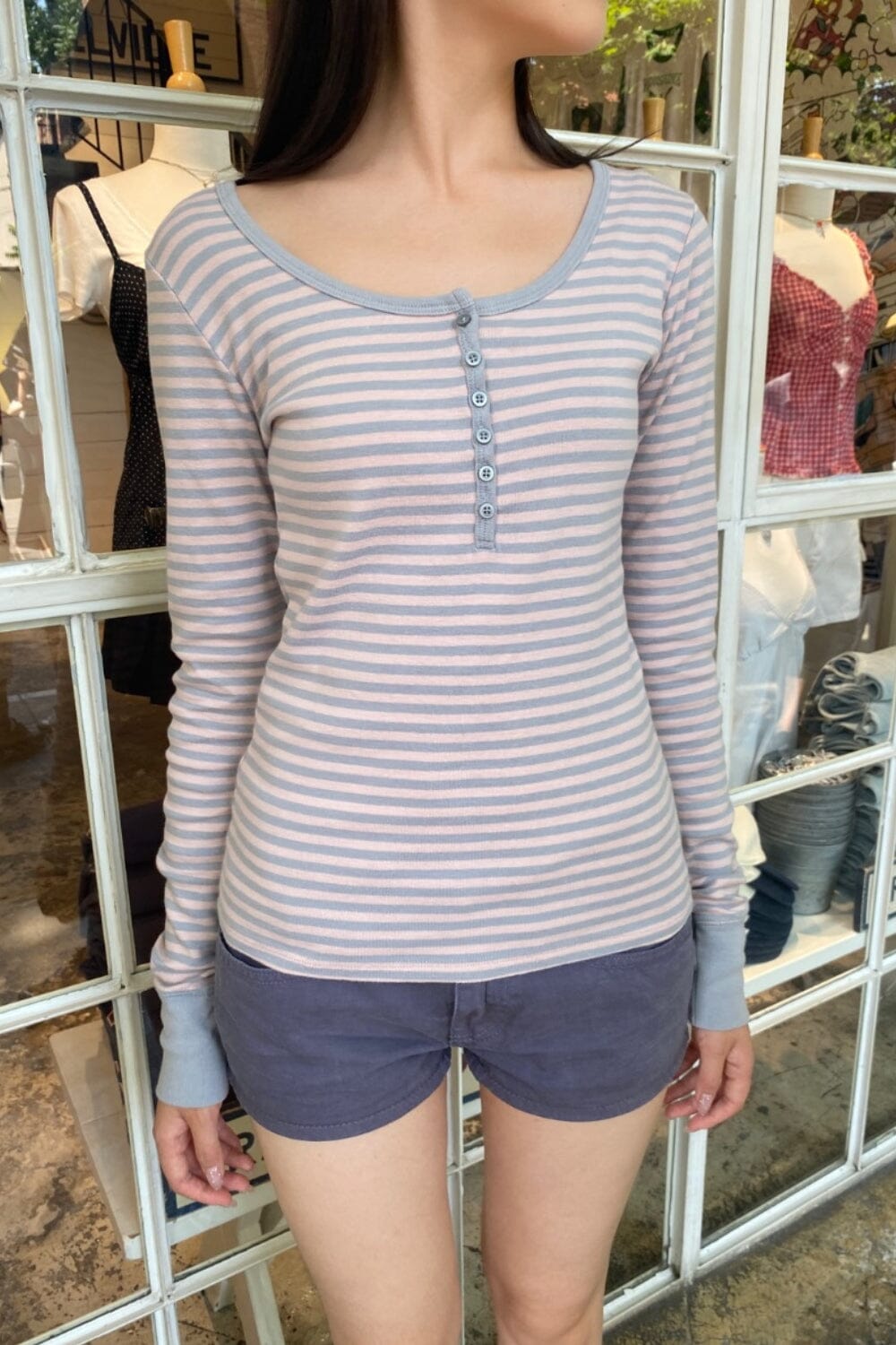 Lilac and Light Pink with Stripes / XS/S