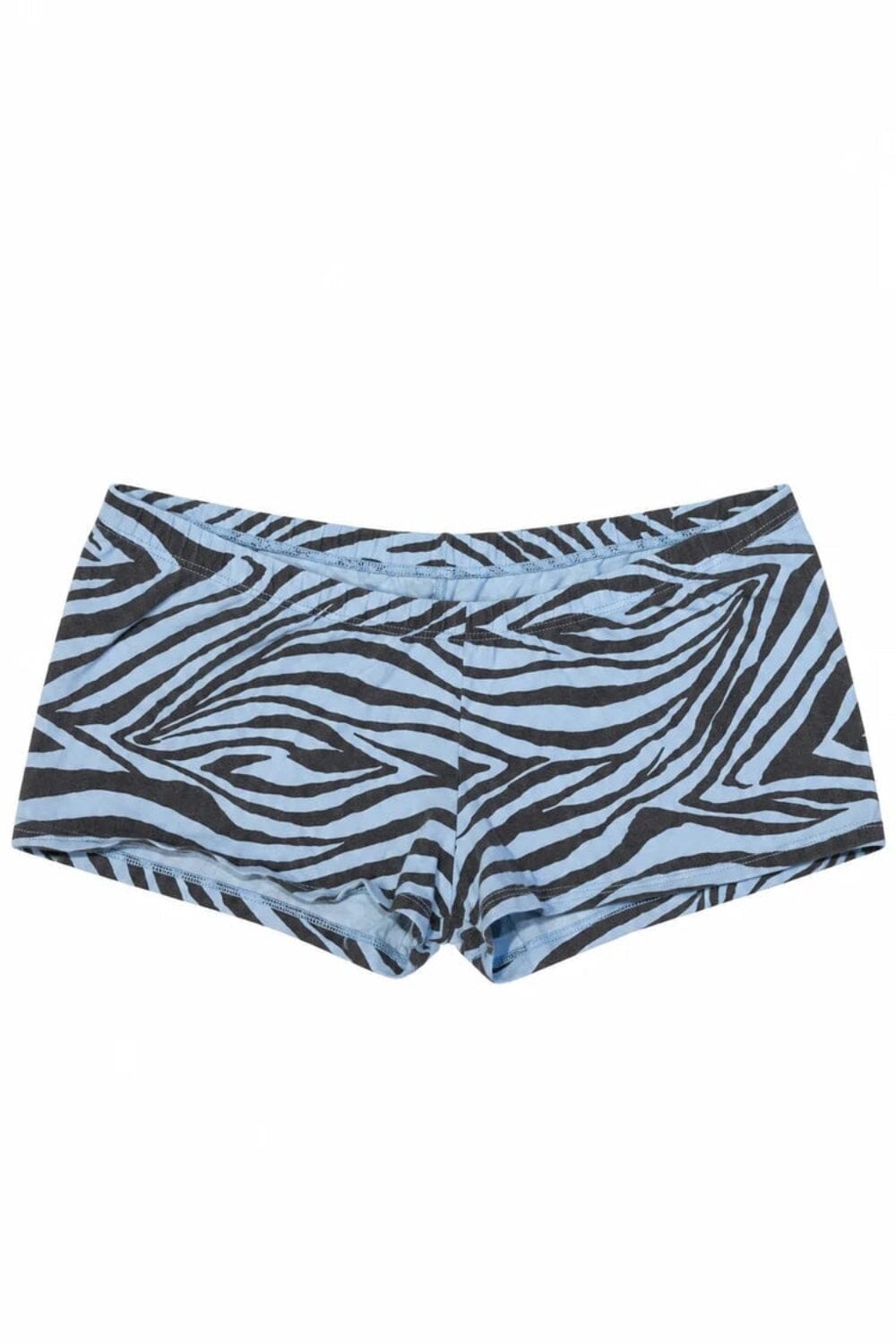 Zebra Boxer Underwear | Light Blue Zebra Print / XS/S