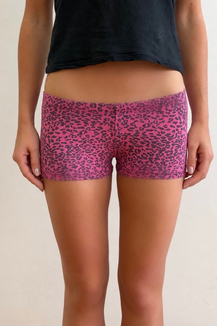 Leopard Boxer Underwear | Bright Pink Leopard / XS/S