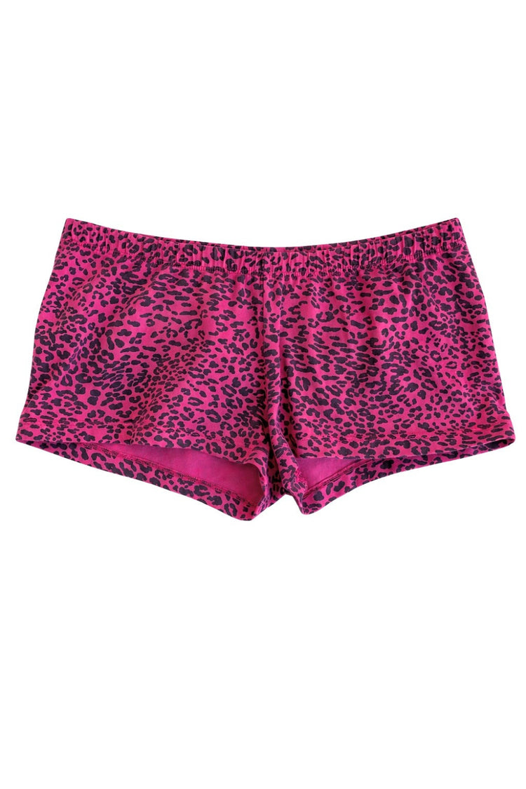 Leopard Boxer Underwear | Bright Pink Leopard / XS/S