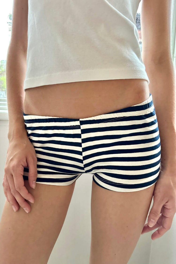 Striped Boxer Underwear | Navy and White Stripes / XS/S