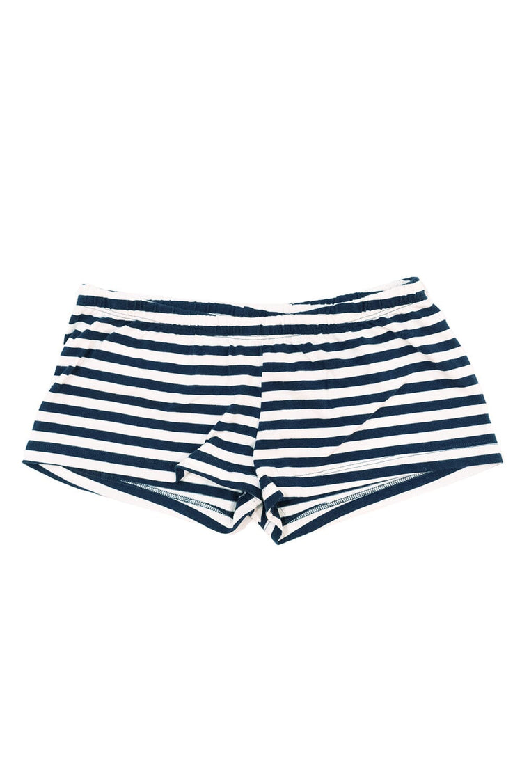 Striped Boxer Underwear | Navy and White Stripes / XS/S