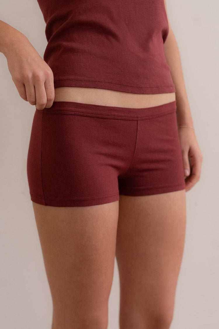 Boxer Underwear | Burgundy / XS/S