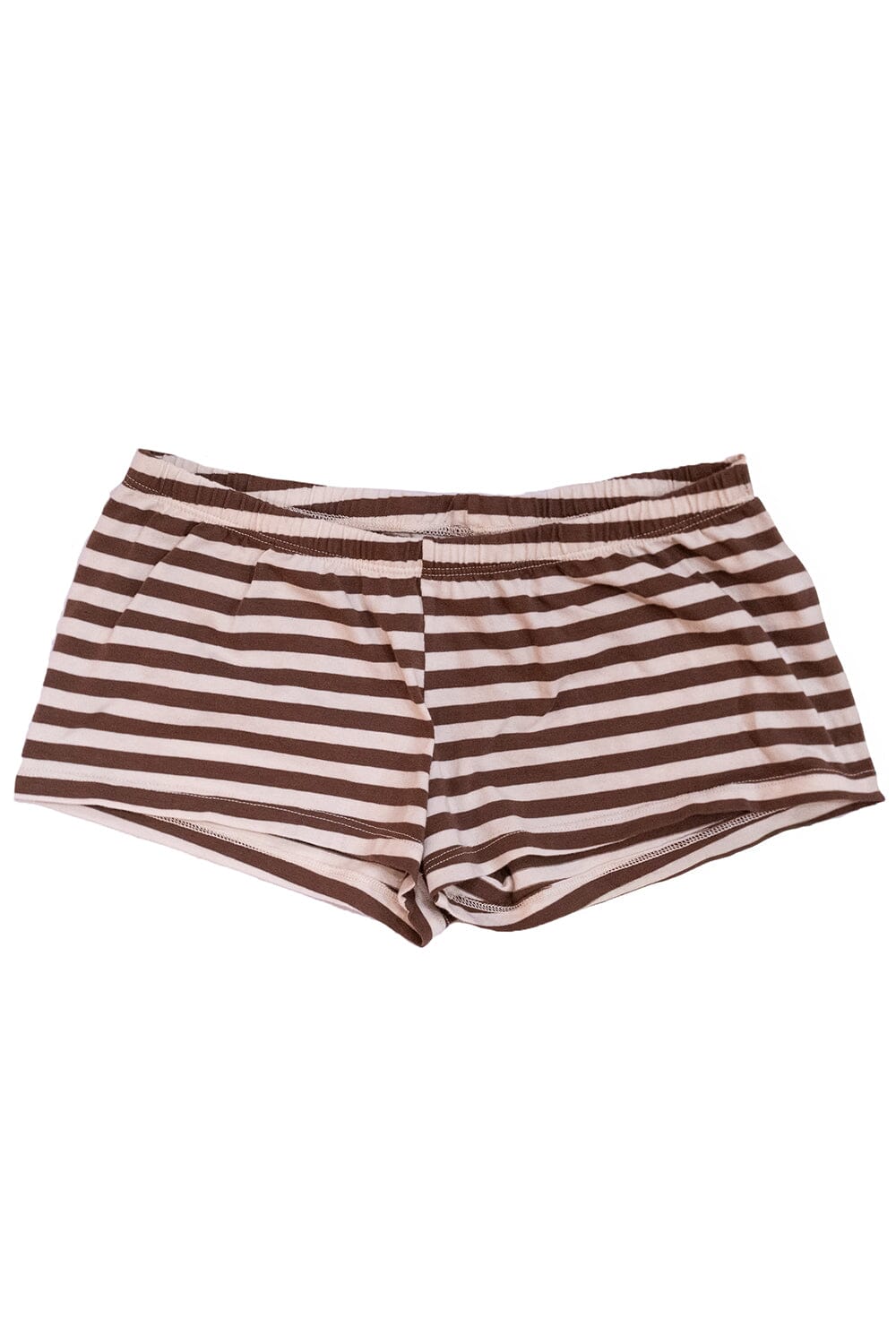 Striped Boxer Underwear | Brown And White Stripes / XS/S