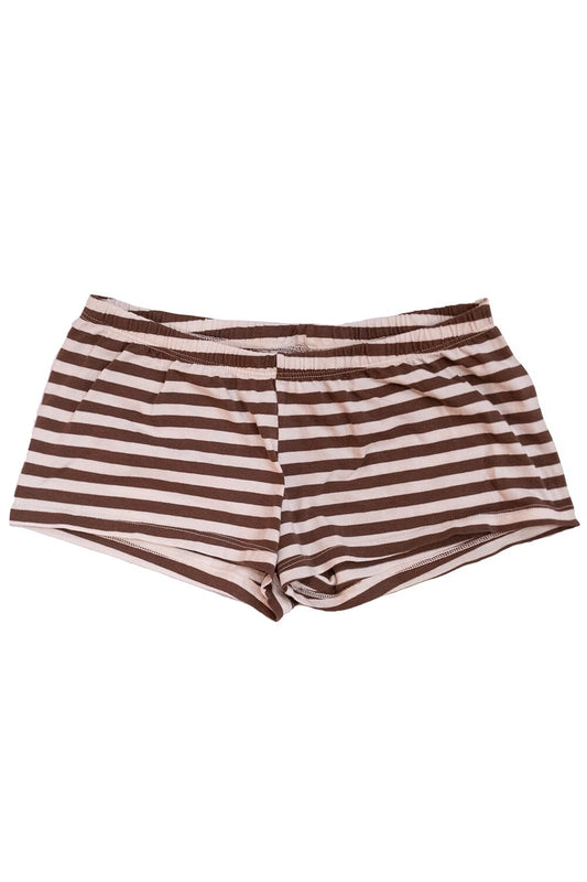 Brown And White Stripes / XS/S