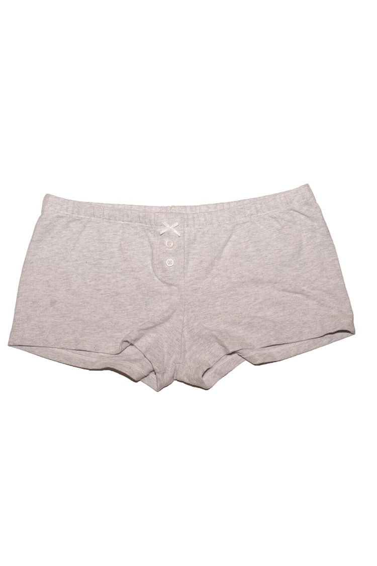 Bow Boxer Underwear | Heather Grey / XS/S