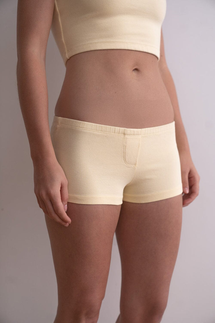 Boxer Underwear | Pastel Yellow / XS/S