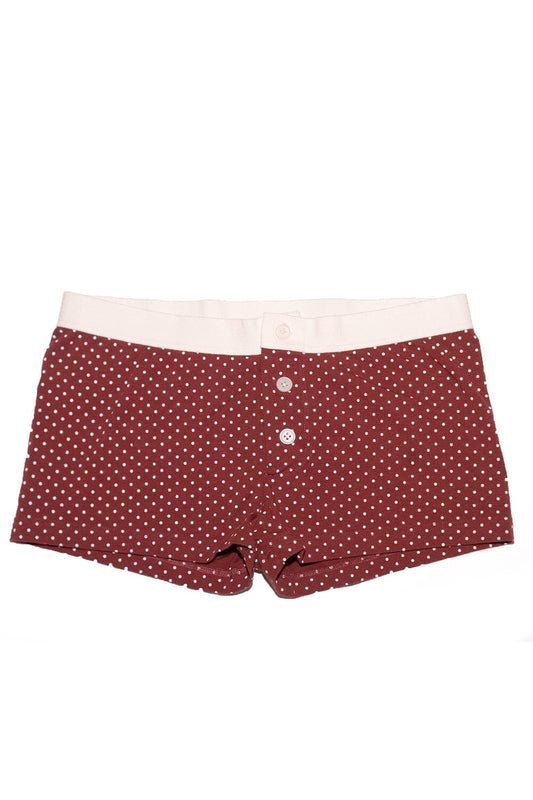 Red with White Polka Dots / XS/S