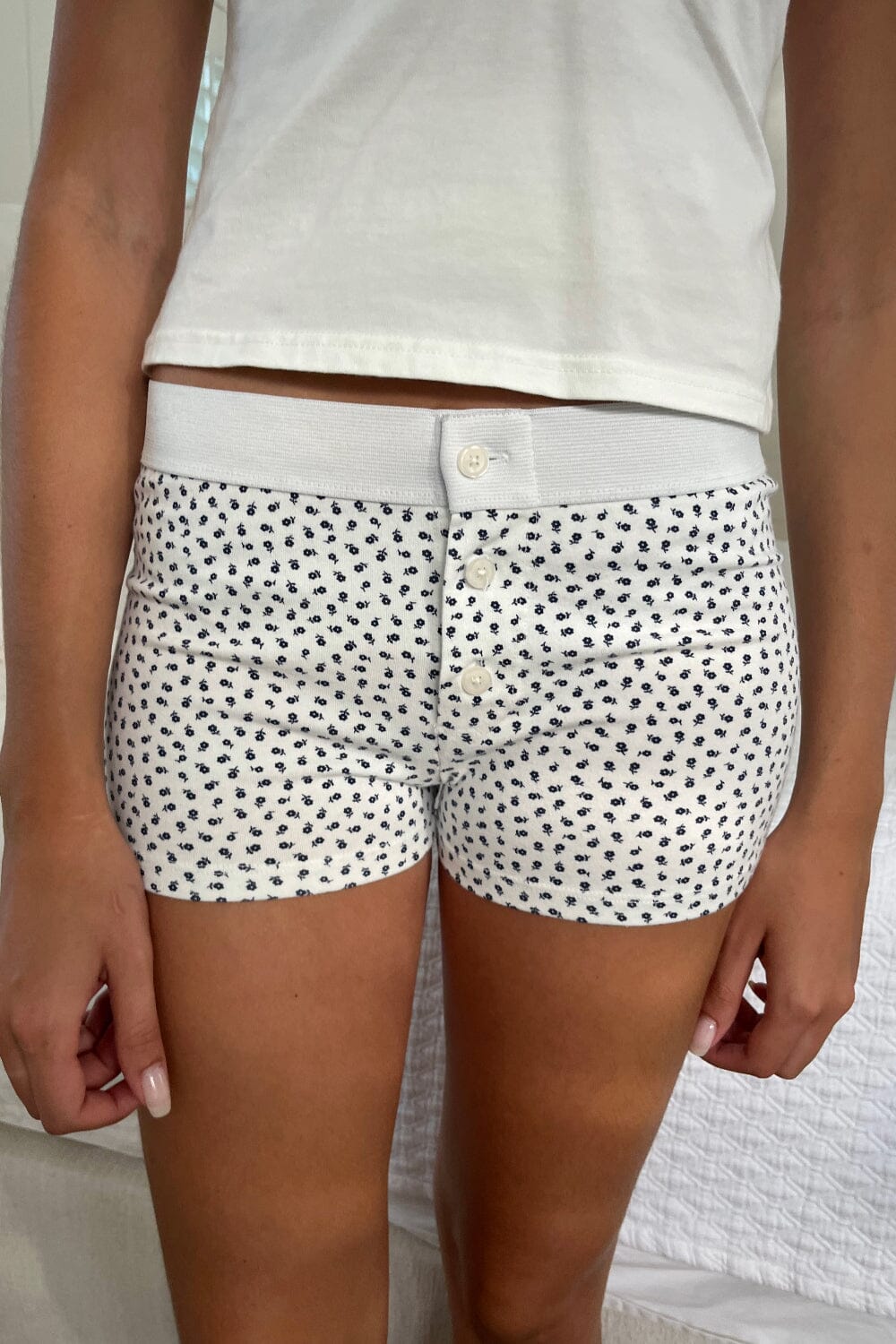 Boy Short Floral Underwear Brandy Melville