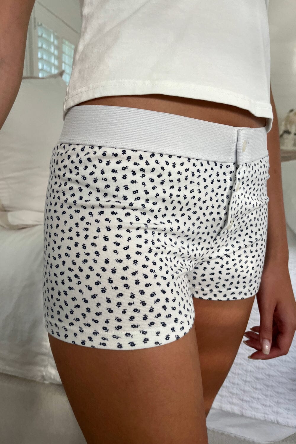 Boy Short Floral Underwear Brandy Melville