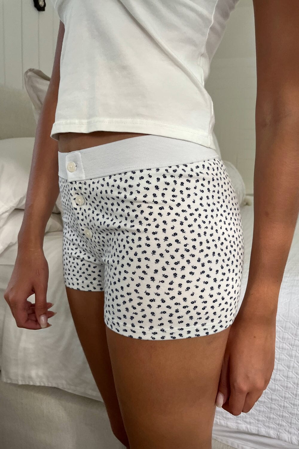 Boy Short Floral Underwear Brandy Melville