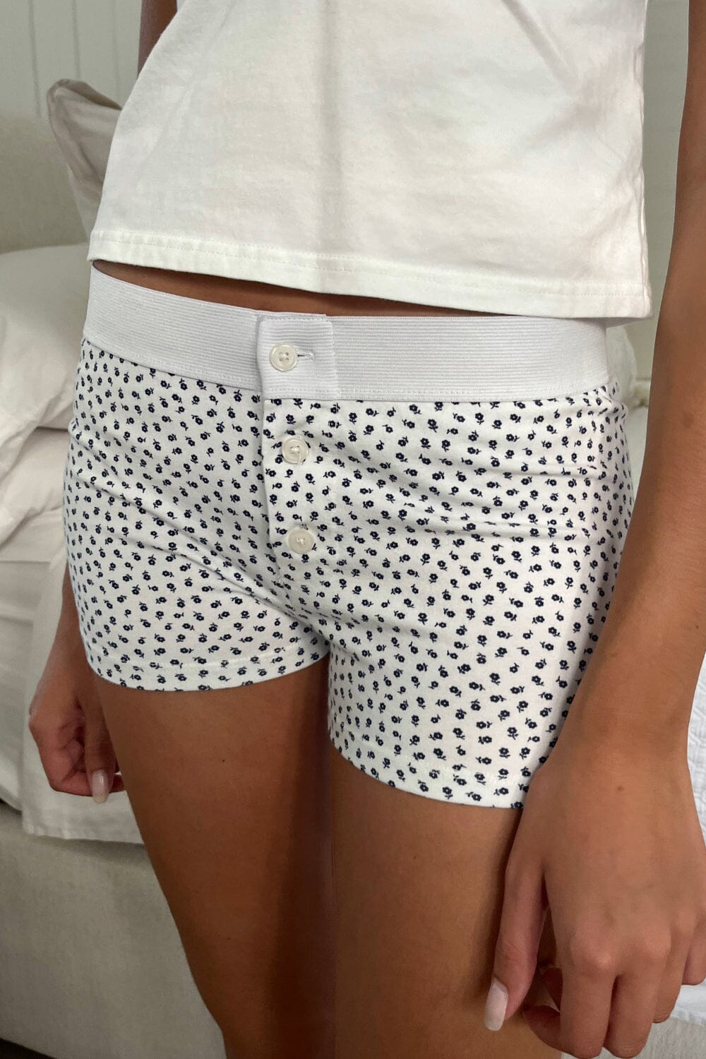 Boy Short Floral Underwear Brandy Melville