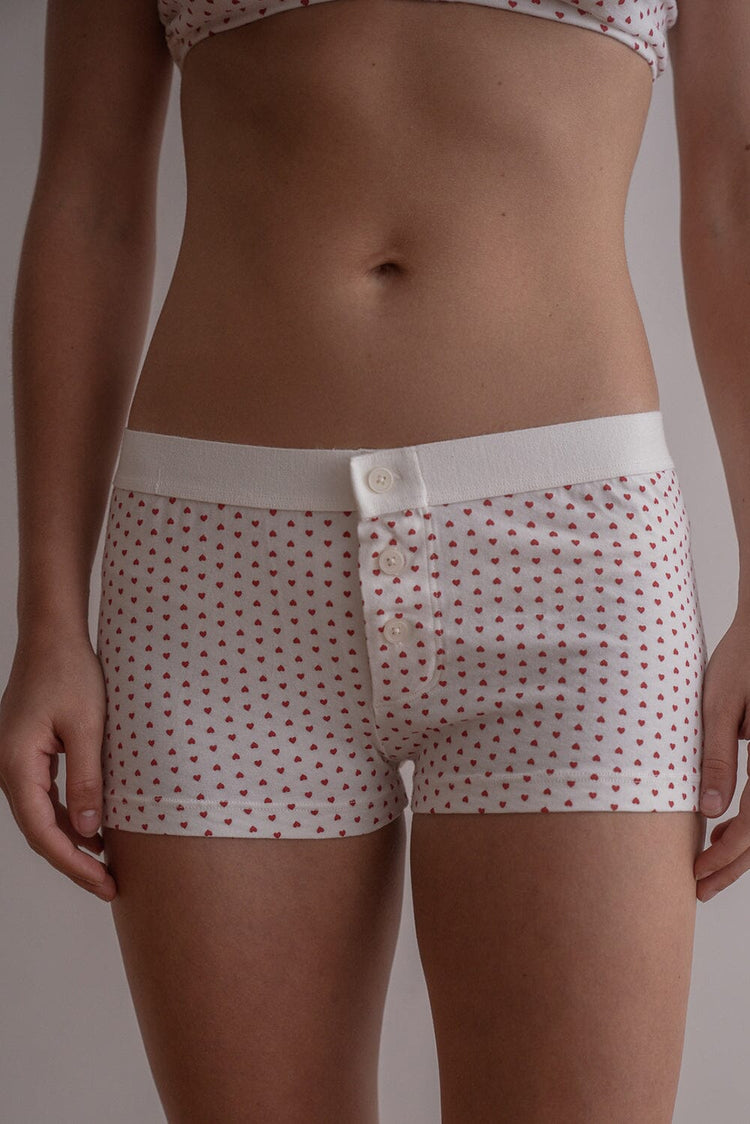 Boy Short Heart Underwear
